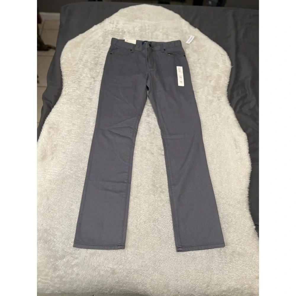 New Old Navy Boys 16 Gray Skinny Jeans Pants‎ NWT